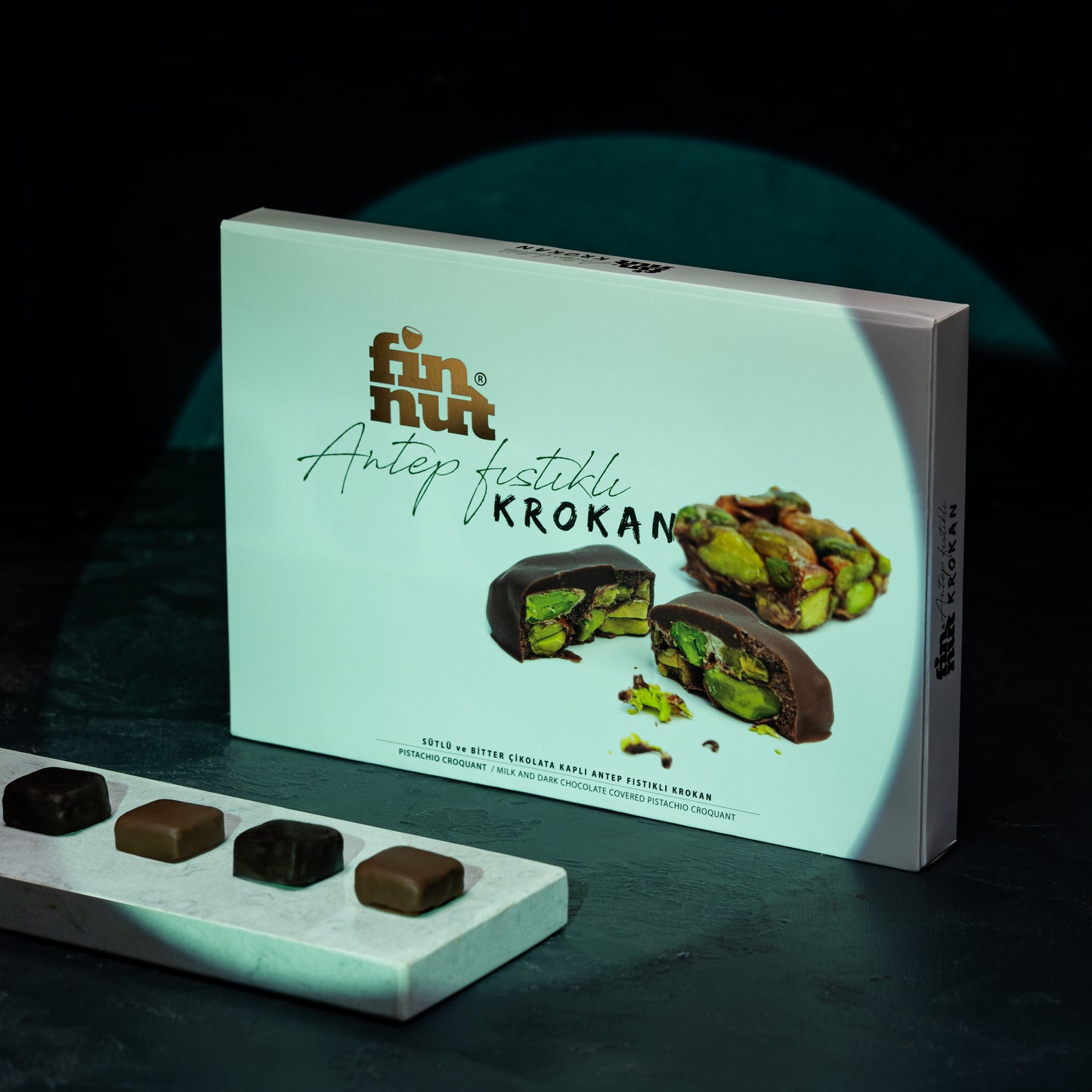 Çikolatalı Antep Fıstıklı Krokan 150 gr
