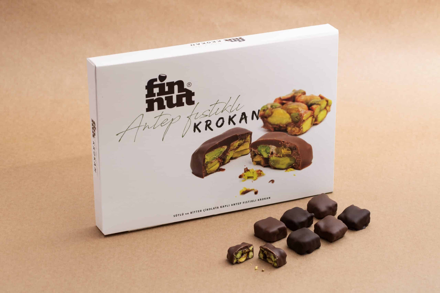 Çikolatalı Antep Fıstıklı Krokan 150 gr