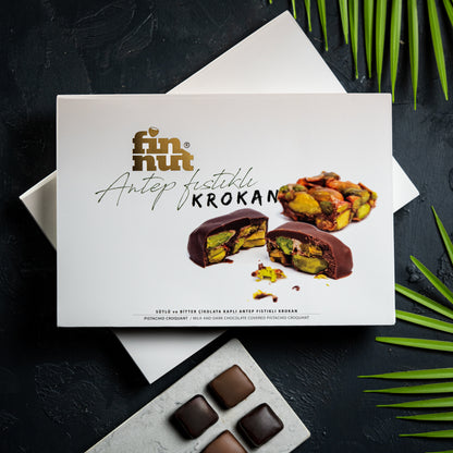 Çikolatalı Antep Fıstıklı Krokan 150 gr